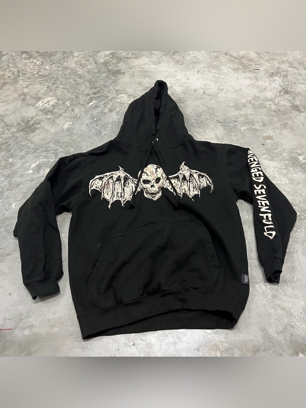 Rare Avenged Sevenfold Medium Life Is But A Dream Europe Tour Hoodie Bat 2024